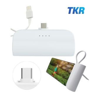 TKR ����20W Ǫ�� 2WAY ��ü�� �������͸� 5000mAh CŸ�� ��ŷ + CŸ�� ���̺�